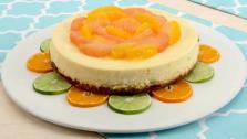 Ricotta Cheesecake with Citrus Compote