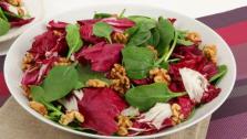 Radicchio, Spinach and Walnut Salad Radicchio, Spinach and Walnut Salad