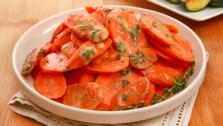 Maple Mustard Carrots 