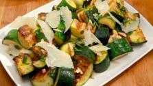 Zucchini With Parmesan and Almonds