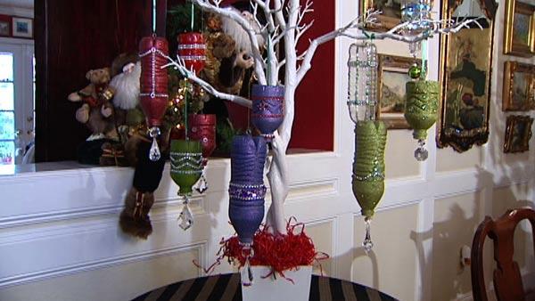 Water Bottles DIY Christmas Decorations