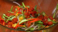 Web Exclusive: Spring and Summer Raw Salad with Squash Web Exclusive: Spring and Summer Raw Salad with Squash