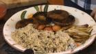Grilled Portobello Mushrooms with Plum Sauce and Quinoa Salad Recipe Grilled Portobello Mushrooms with Plum Sauce and Quinoa Salad Recipe