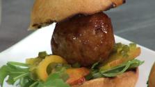 Traci Des Jardins Duck Meatball Sliders