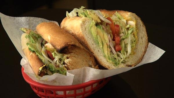 Avocado and Cheese Sandwich