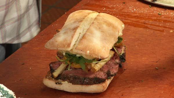 Ryan's Steak and Potato Sandwich