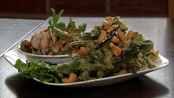 Thai Crispy Watercress Salad