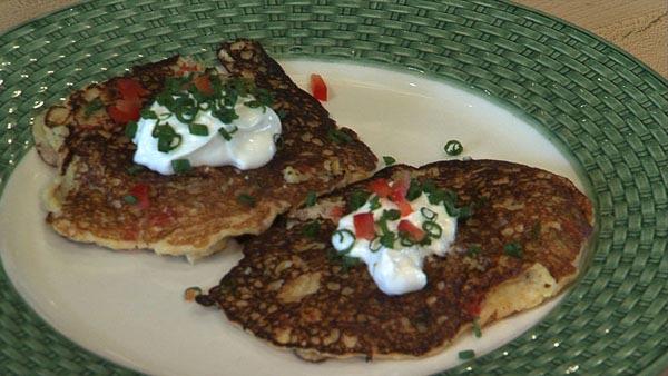 Spicy Sausage Corn Cakes