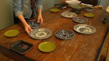 Vintage Plates and Eat Signs