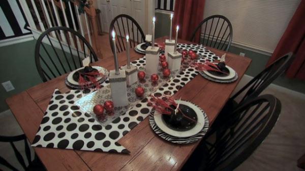 DIY Modern Holiday Tablescape