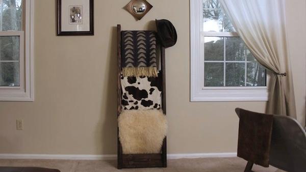 DIY Rustic Blanket Ladder | Knock It Off! | The Live Well Network