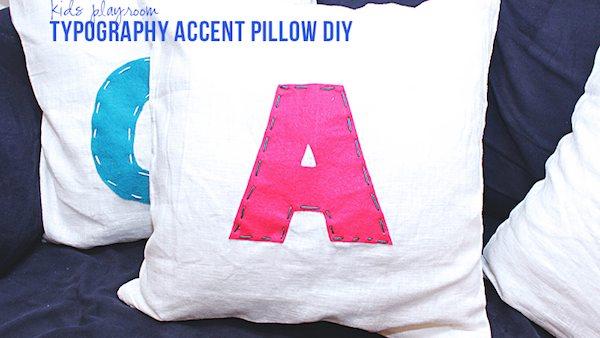 DIY Alphabet Pillows