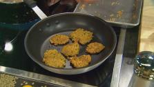 Red Lentil Mini-Pancakes With Cumin Cream Red Lentil Mini-Pancakes With Cumin Cream