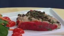 Tuna-Stuffed Roasted Red Pepper