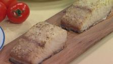 Planked Mahi Mahi