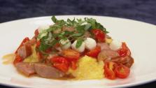 Polenta with Spicy Sausage