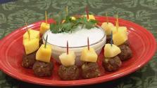 Indian Meatballs with Yogurt Raita Indian Meatballs with Yogurt Raita