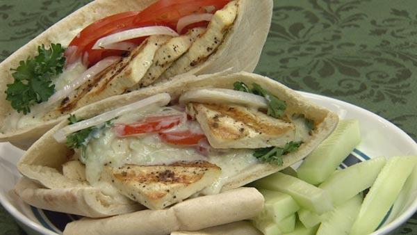 Tofu Stuffed Pita
