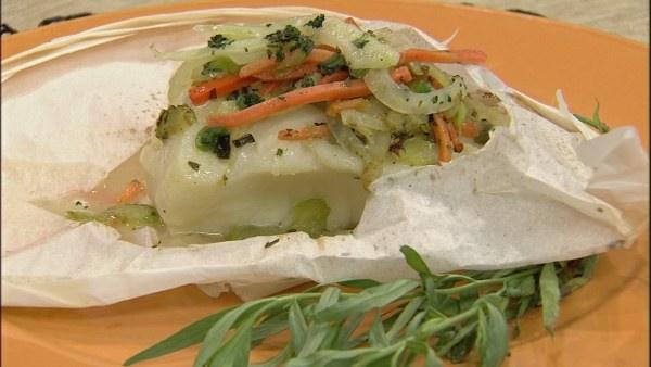 Sea Bass in Parchment Paper