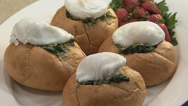 Poached Egg Croustades