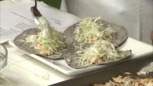 Fish Tacos with Lime-Cilantro Crema Fish Tacos with Lime-Cilantro Crema