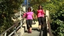 Sharon and Ali Run the Stairs