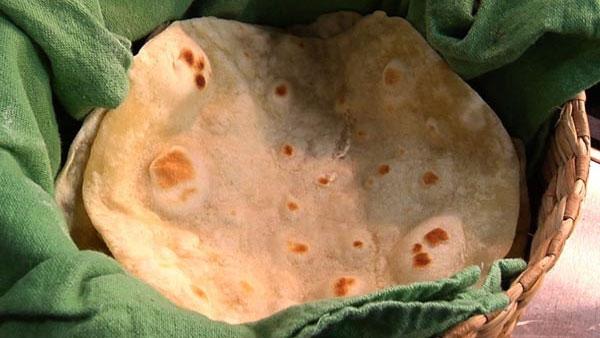 Homemade Flour Tortilla