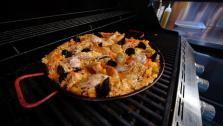 Prepping the Paella
