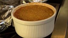 Garlic Cheese Grits Souffle
