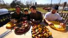 Joey Fatone sits down to Cajun crab boil feast! Joey Fatone sits down to Cajun crab boil feast!