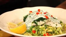 Dill Poached Fish With Cabbage