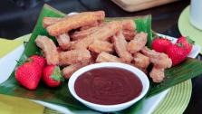 Churros and Chocolate Sauce