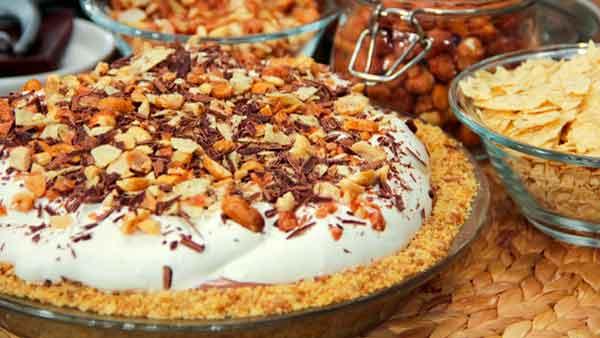 Chocolate Pie with Tortilla Chip Crust