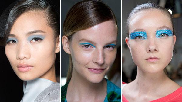 Runway Beauty Trend: Brilliant Blue