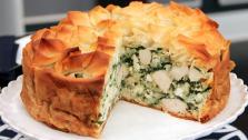 Chicken and Rice Spanakopita