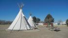 Teepees in Marfa, Texas