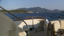 Mega Yacht Escapes to Greece, the Bahamas