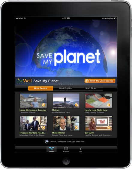 Live Well Network iPad app  -- Download for free