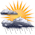 Partly sunny with a couple of showers