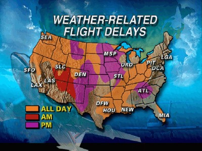Possible Flight Delay Map