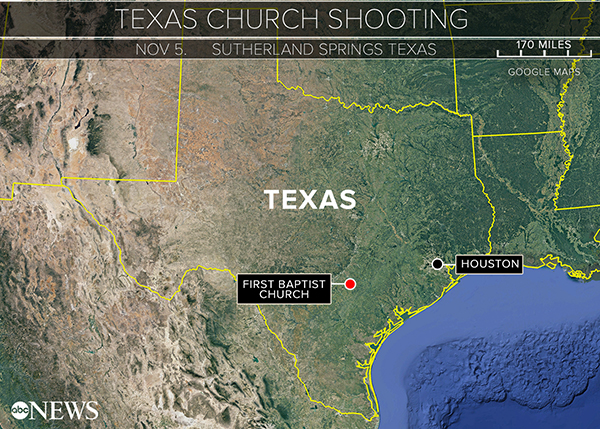 President Donald Trump tweets about Texas church shooting: 'May God be ...