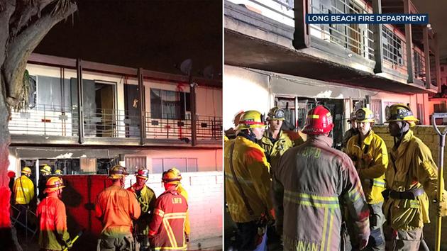 One person was killed during a fire in the 5500 block of Dairy Avenue in Long Beach on Sunday, Jan. 1, 2017, according to the Long Beach Fire Department.