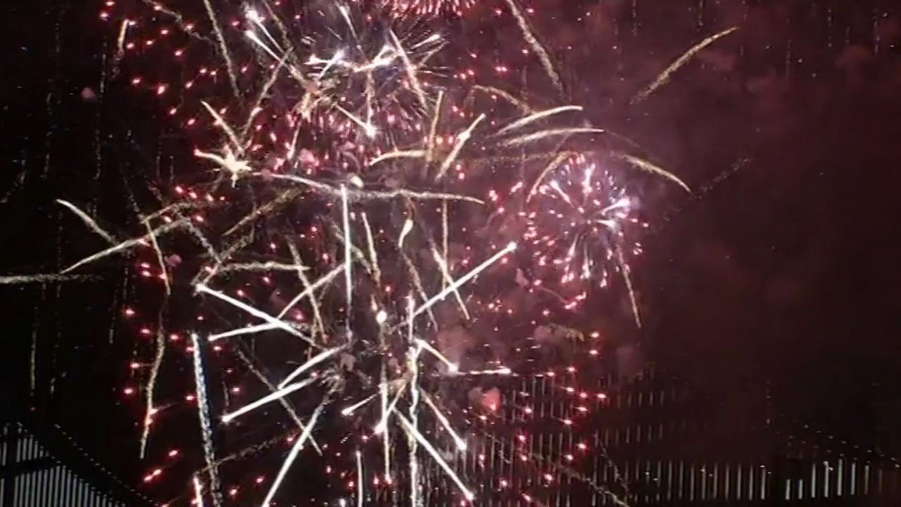 RAW VIDEO: Super Bowl City celebrates with second fireworks show in San ...