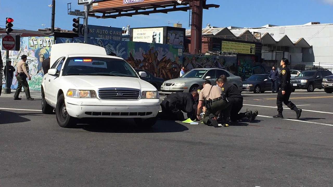 Bicyclist injured after being hit by car in San Francisco's Mission ...