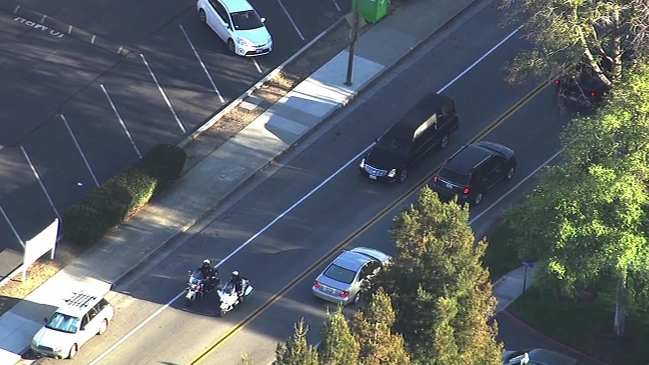 PHOTOS: San Jose police escort body of fallen Officer Michael Johnson ...