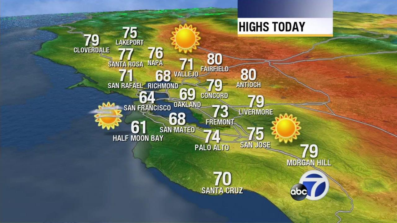 San Francisco Bay Area weather forecast | abc7news.com