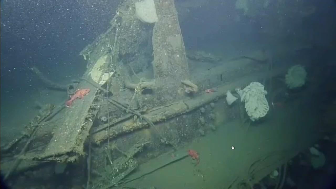 Scientists explore shipwrecked WWII ship off San Francisco coast ...