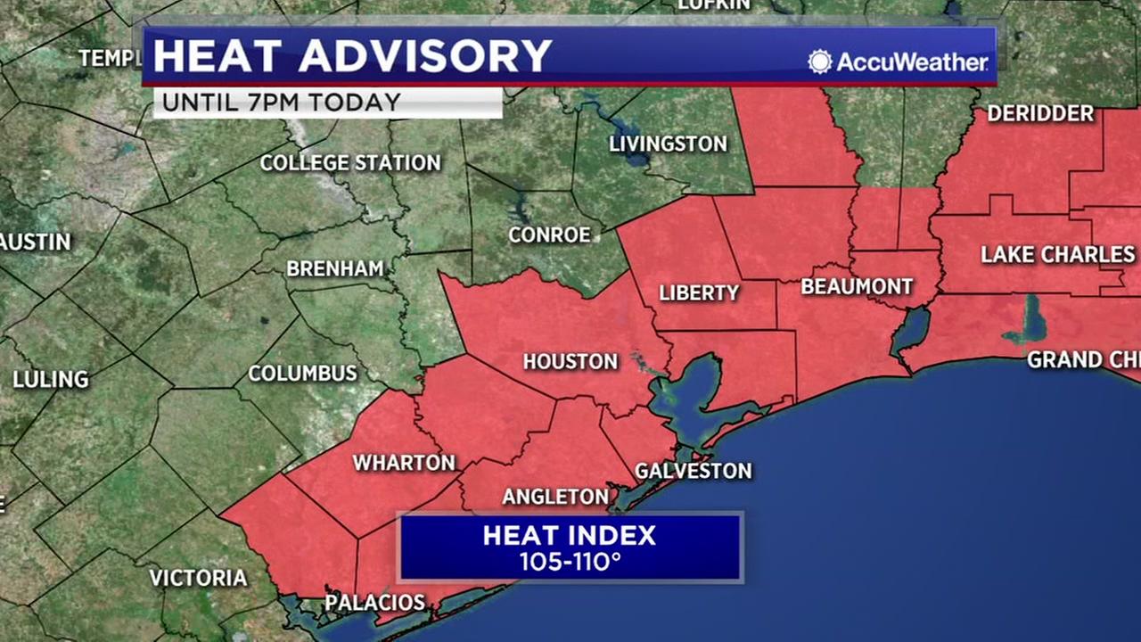 Heat Advisory again today | abc13.com