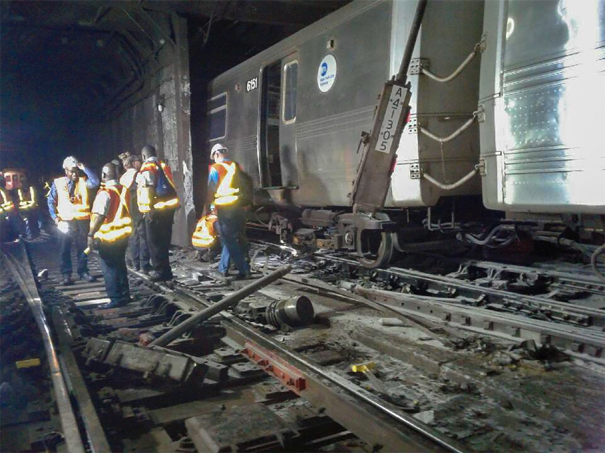 34 hurt in 'A' train subway derailment at 125th Street Station in ...