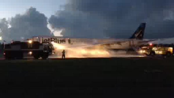 JetBlue says evacuated flight from Puerto Rico experienced bird strike ...